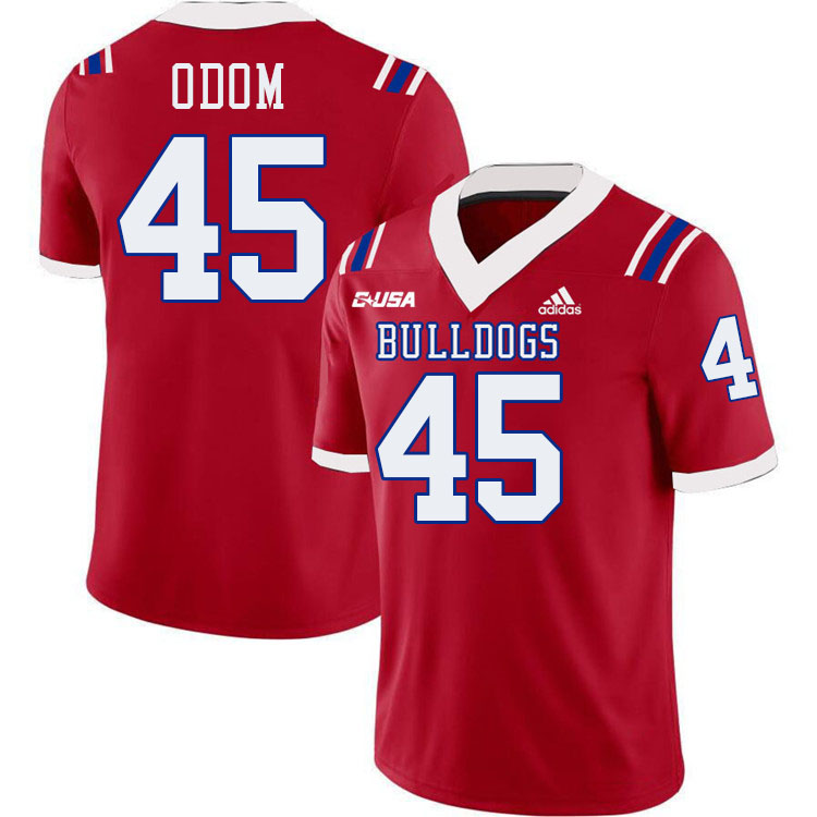 Jojo Odom Louisiana Tech Jersey,LA Tech Bulldogs Football Jerseys,Uniforms,Gears-Red